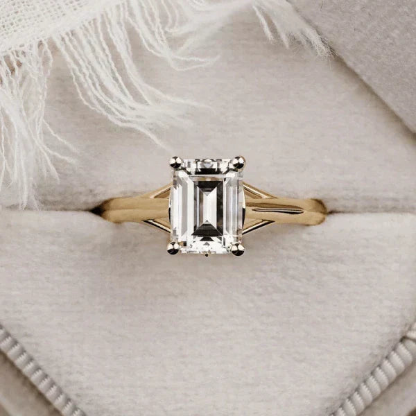 The Statement Cut: Emerald Cut Engagement Rings for Bold Spirits