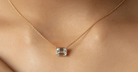 Emerald And Diamond Necklace