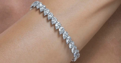 Pear Tennis Bracelet