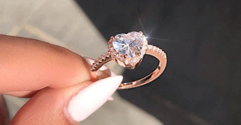 Heart Shaped Engagement Ring
