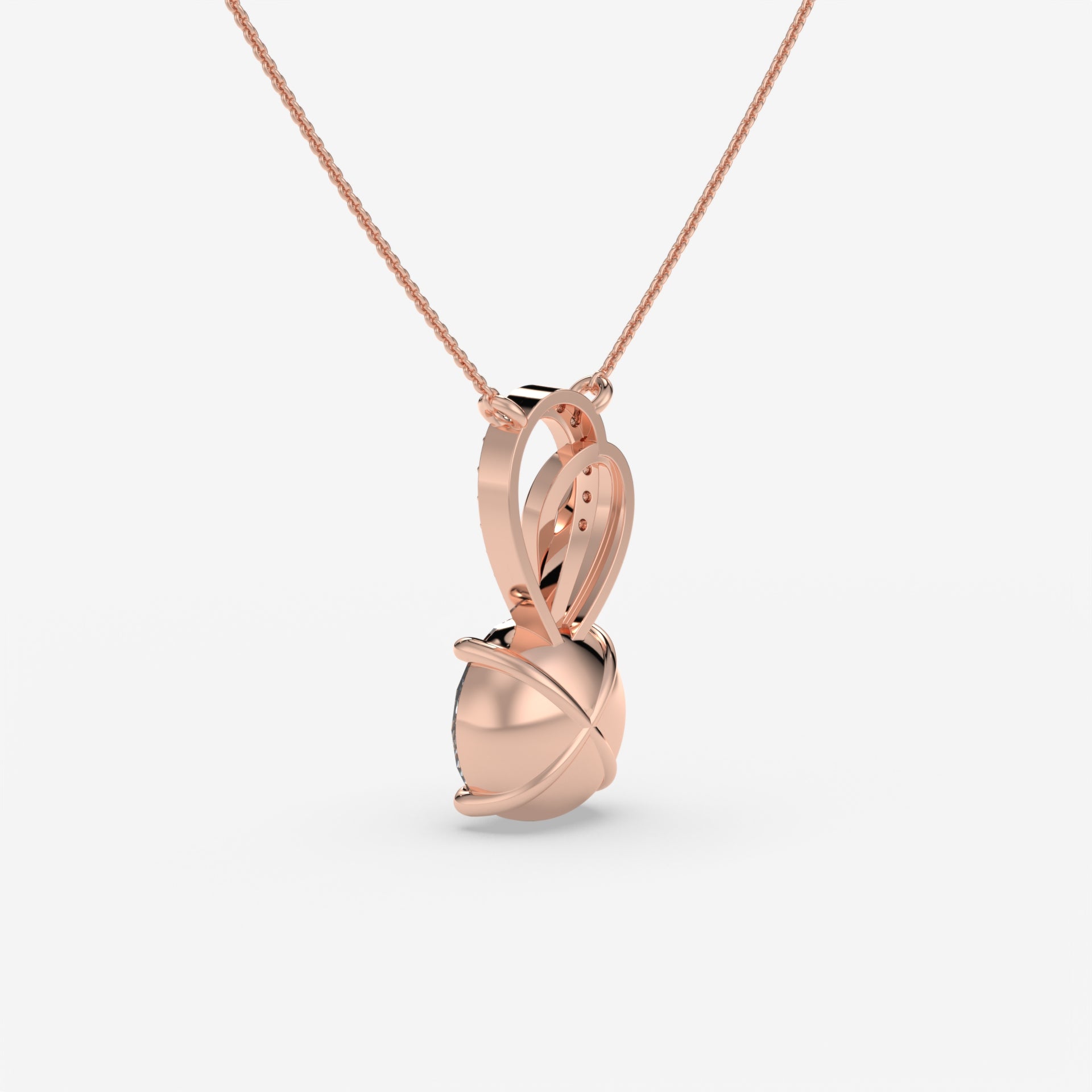 Timeless Elegance: Pear-Shaped Diamond Pendant