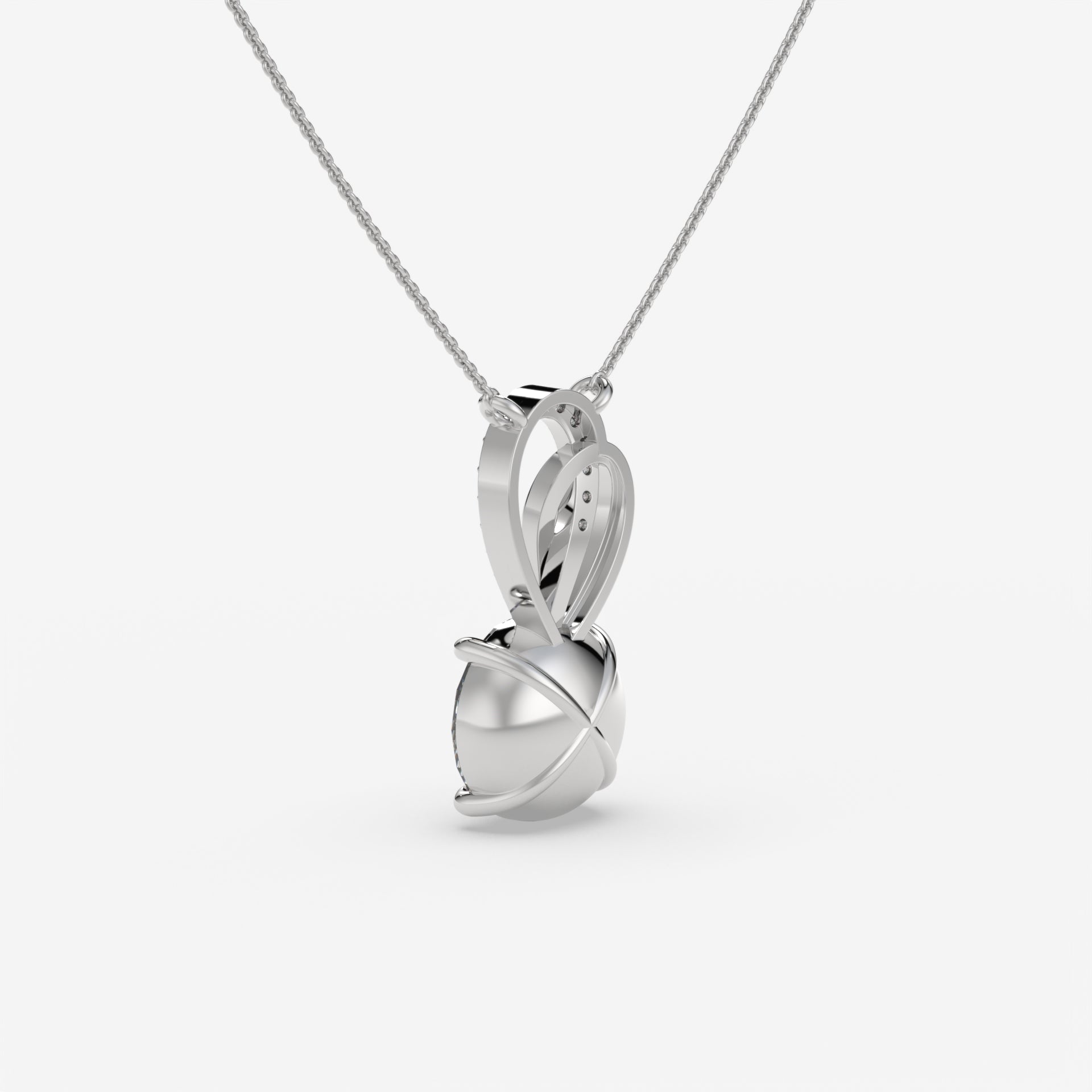 Timeless Elegance: Pear-Shaped Diamond Pendant