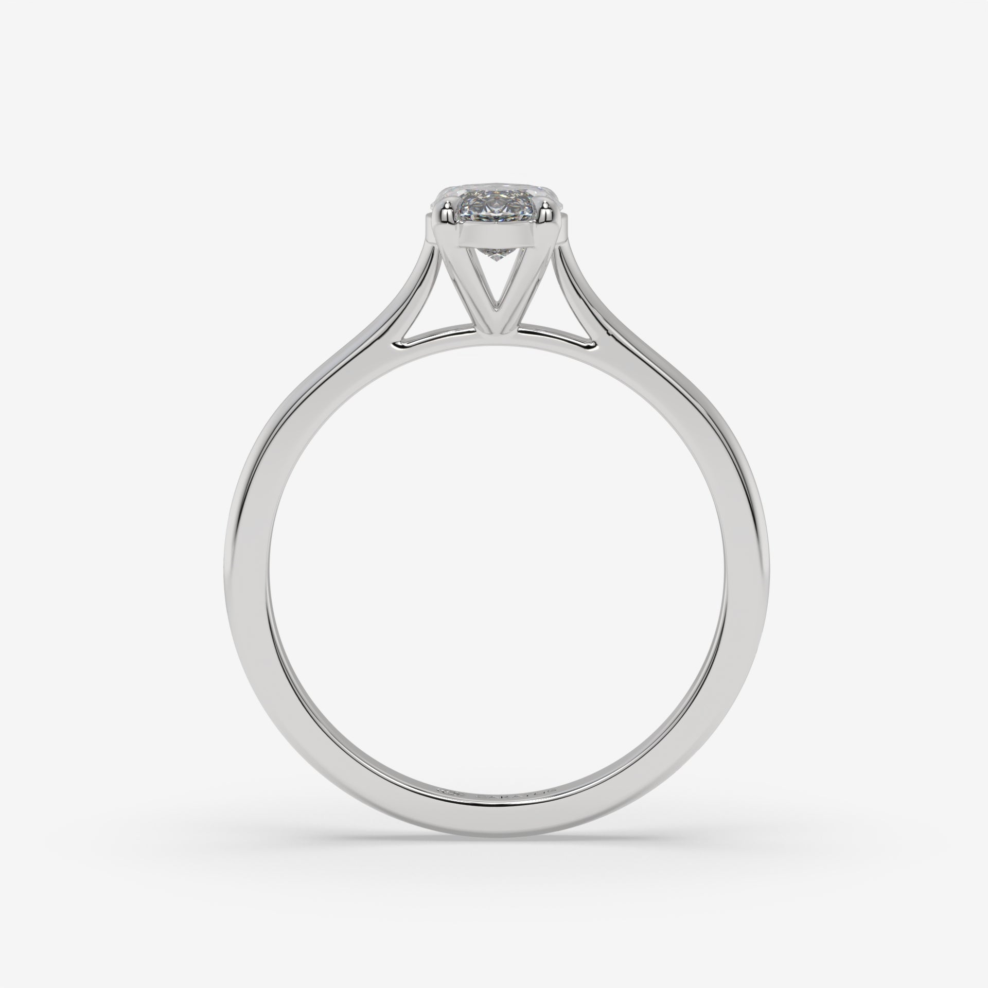 1.00 CT White Gold Marquise Diamond Ring