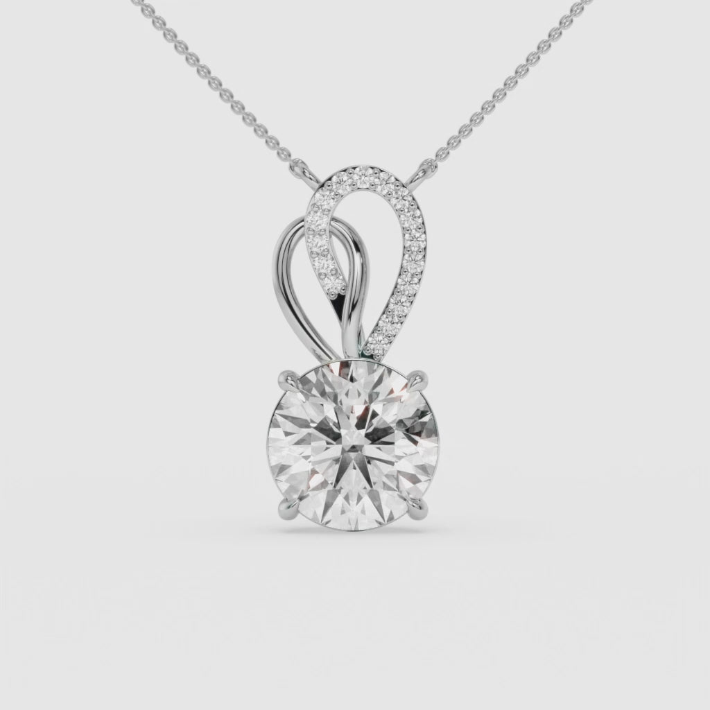 Timeless Elegance: Pear-Shaped Diamond Pendant