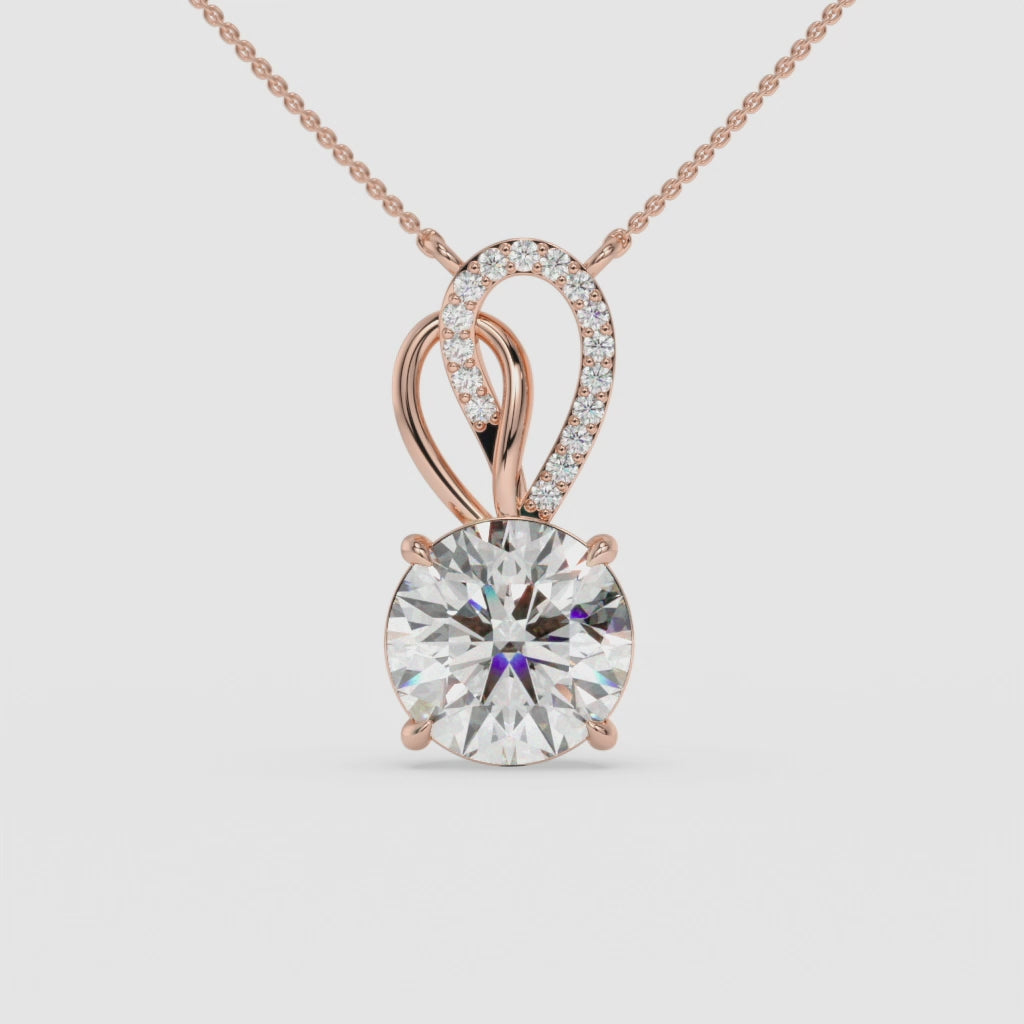 Timeless Elegance: Pear-Shaped Diamond Pendant